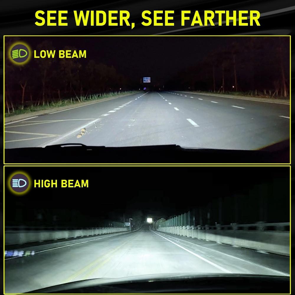 Bóng Đèn LED VF3 pha xa, pha gần, pha cos - Trắng 6000K 160W 22000LM công suất chuẩn - Loại tốt 180W