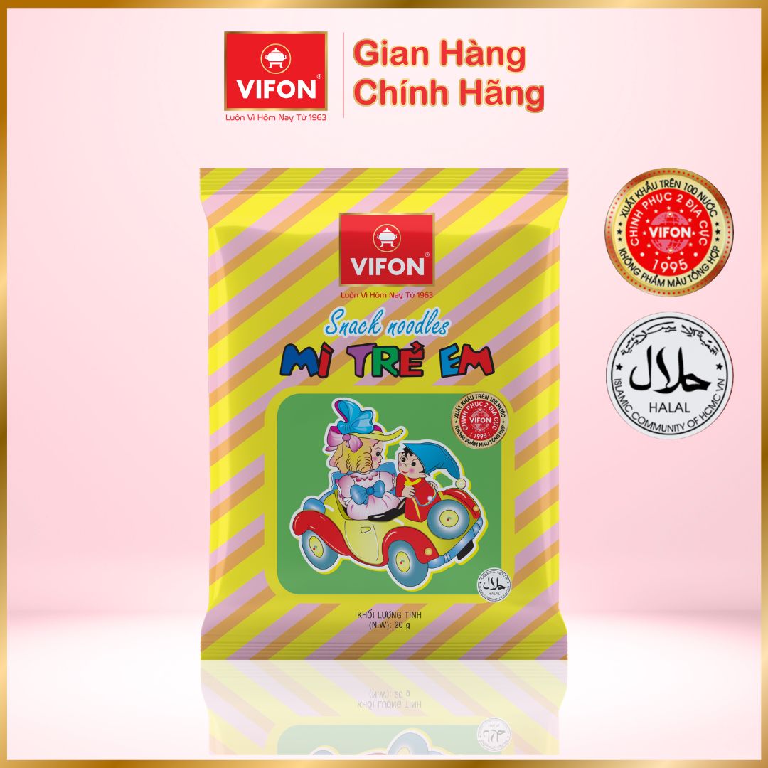 Thùng 200 Mì Trẻ Em VIFON (20g / Gói)