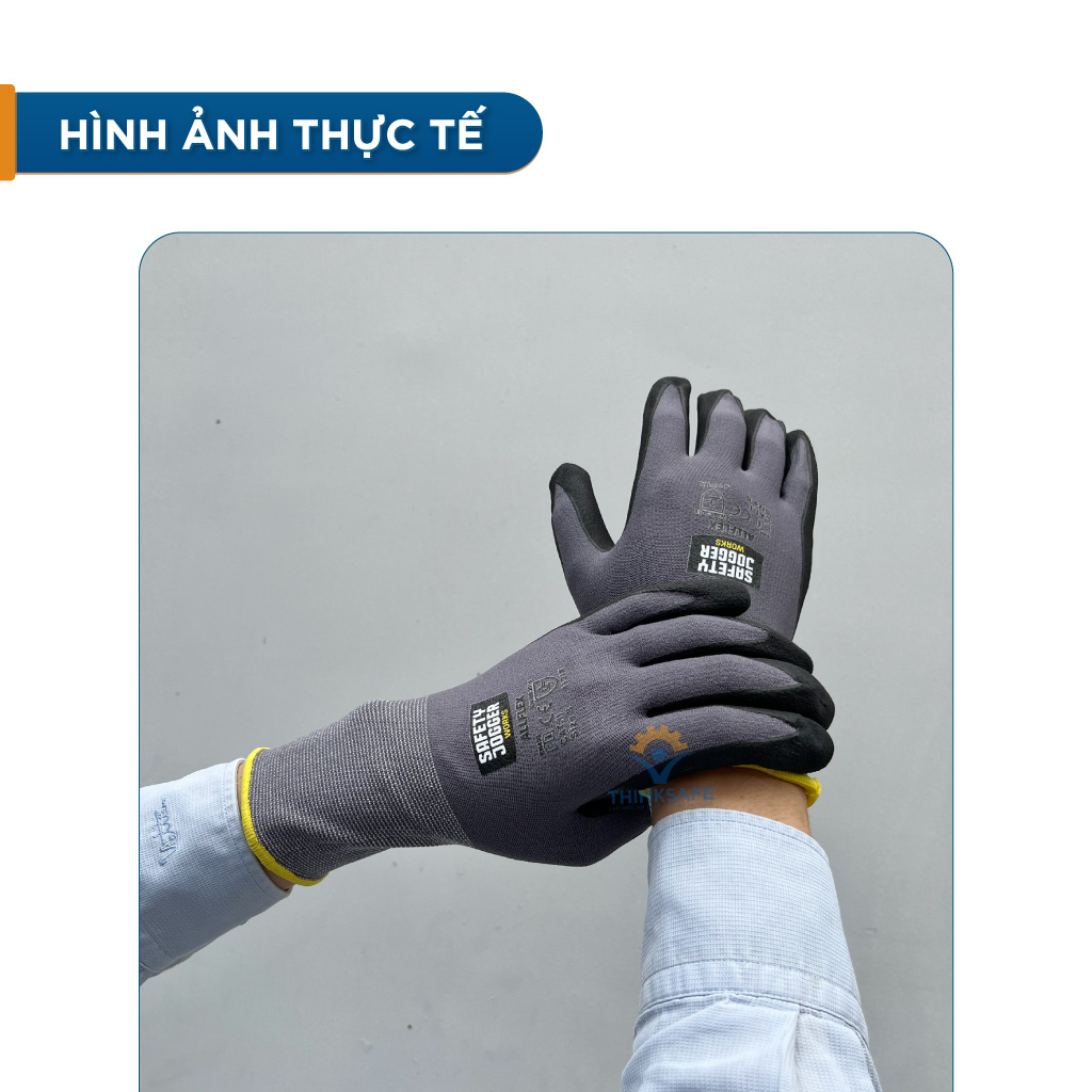 Găng bảo hộ đa năng Safety Jogger Allflex co giãn linh hoạt, găng tay thao tác cơ khí chính xác sử dụng thật tay chuyên dụng cho kỹ thuật, cơ khí