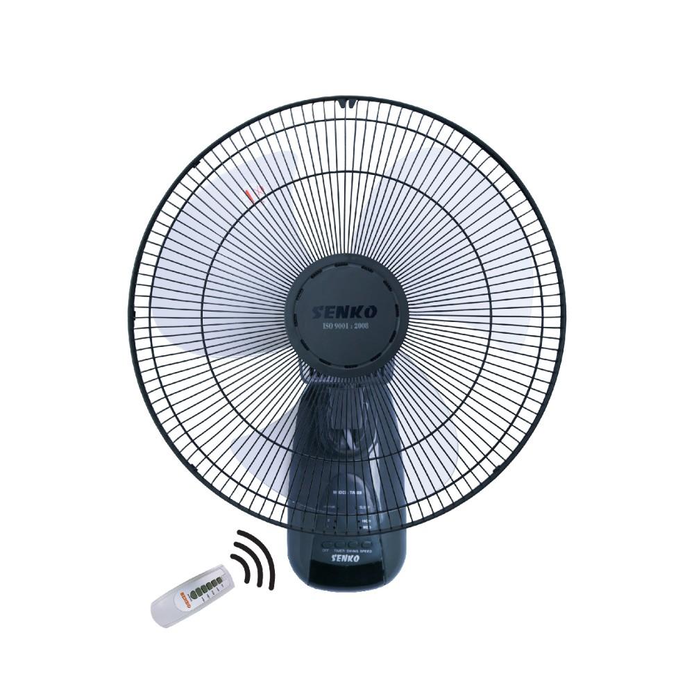 Quạt treo tường Senko TR1628 có remote điều khiển – Bảo hành 2 năm – Hàng chính hãng – Được chọn màu – xám đồng
