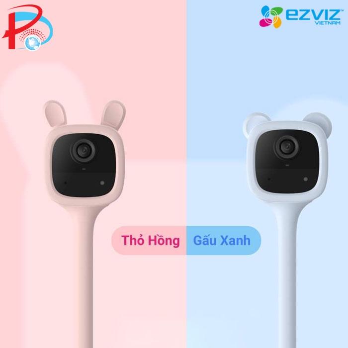 Camera WIFI Trông trẻ EZVIZ BM1 2MP dùng PIN Sạc, đàm thoại 2 chiều, tự động bật nhạc khi Baby khóc - hàng chính hãng