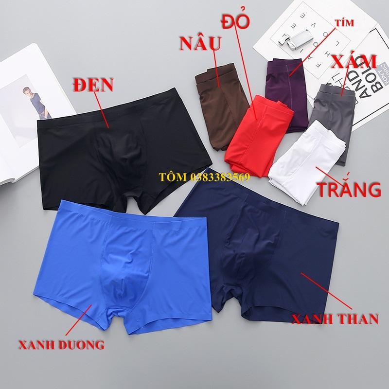 Sịp đúc nam cao cấp - Sịp boxer nam - sịp lụa đúc không đường may siêu mát