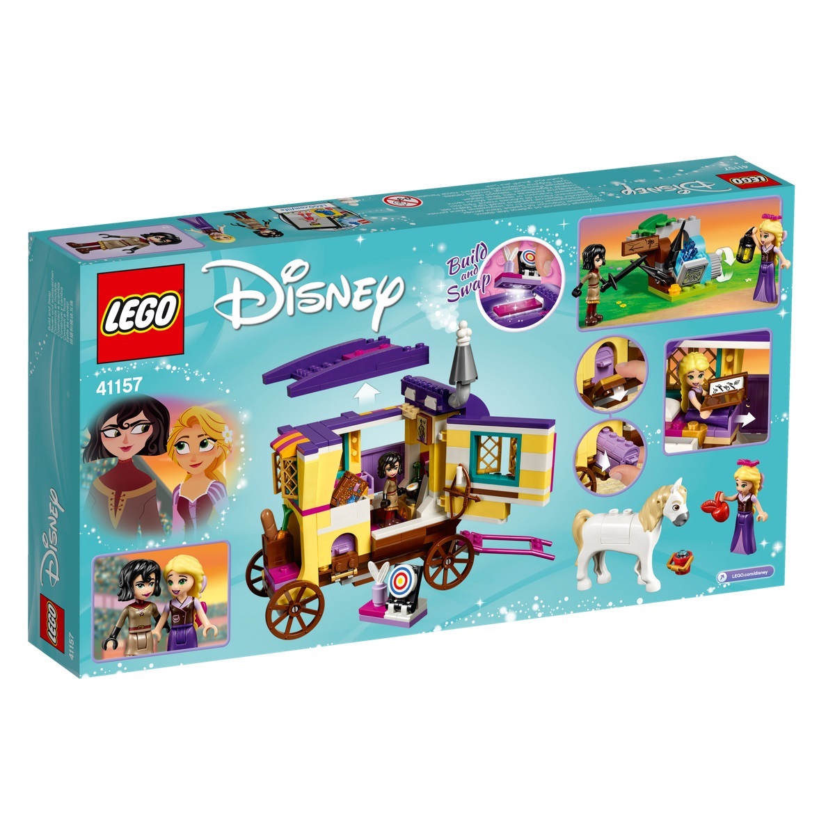 Bộ Lắp Ráp Cổ Xe Của Rapunzel LEGO DISNEY PRINCESS 41157