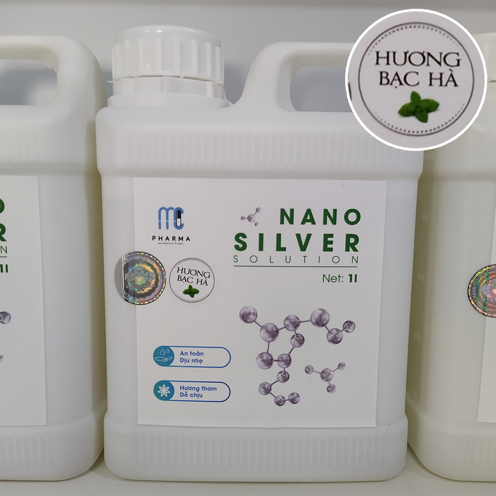 Dung dịch Nano Bạc MC Pharma khử mùi khử khuẩn cho xe ô tô, nhà cửa, văn phòng dùng cho máy phun khói