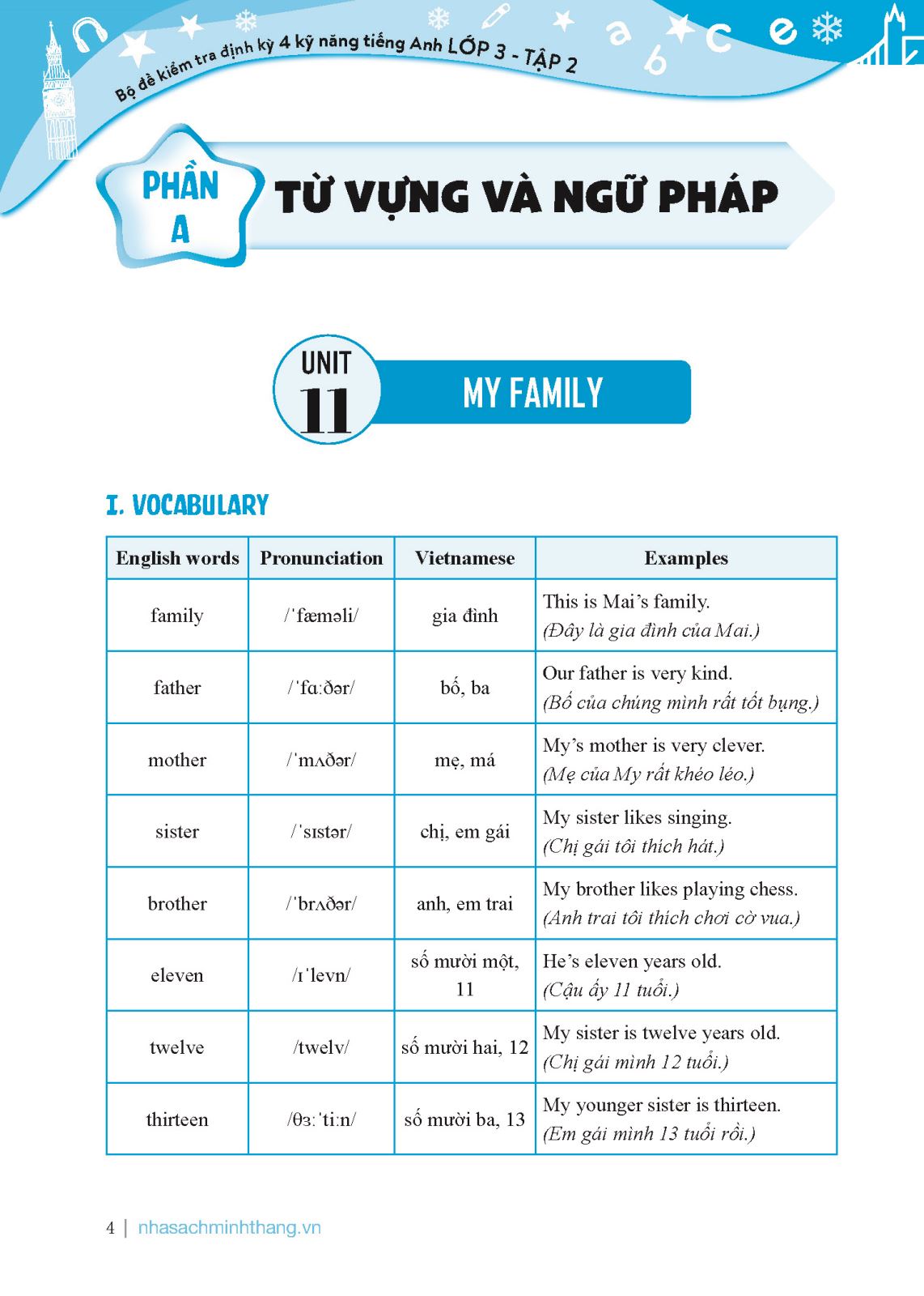 The Langmaster - Bộ Đề Kiểm Tra Định Kỳ 4 Kỹ Năng Tiếng Anh Lớp 3 - Tập 2  - Global Success  - MT