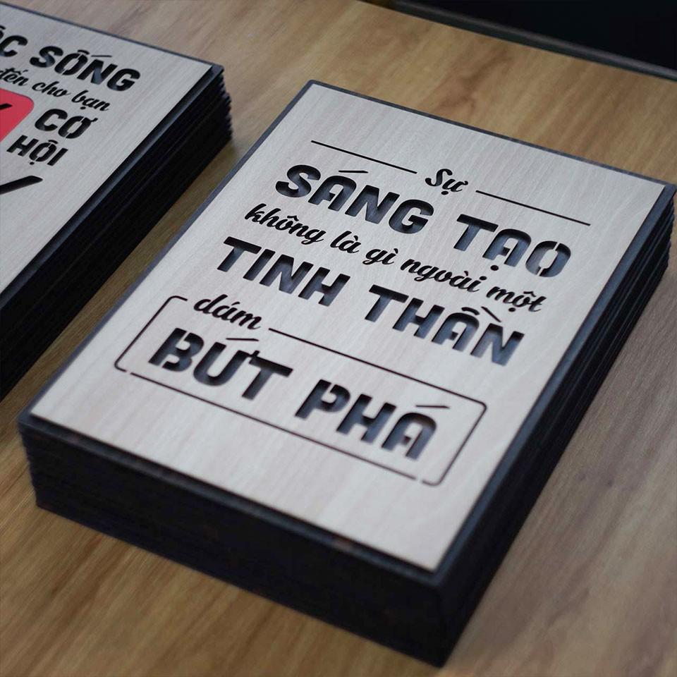 Tranh động lực trang trí văn phòng - Sự sáng tạo không là gì ngoài một tinh thần dám bứt phá