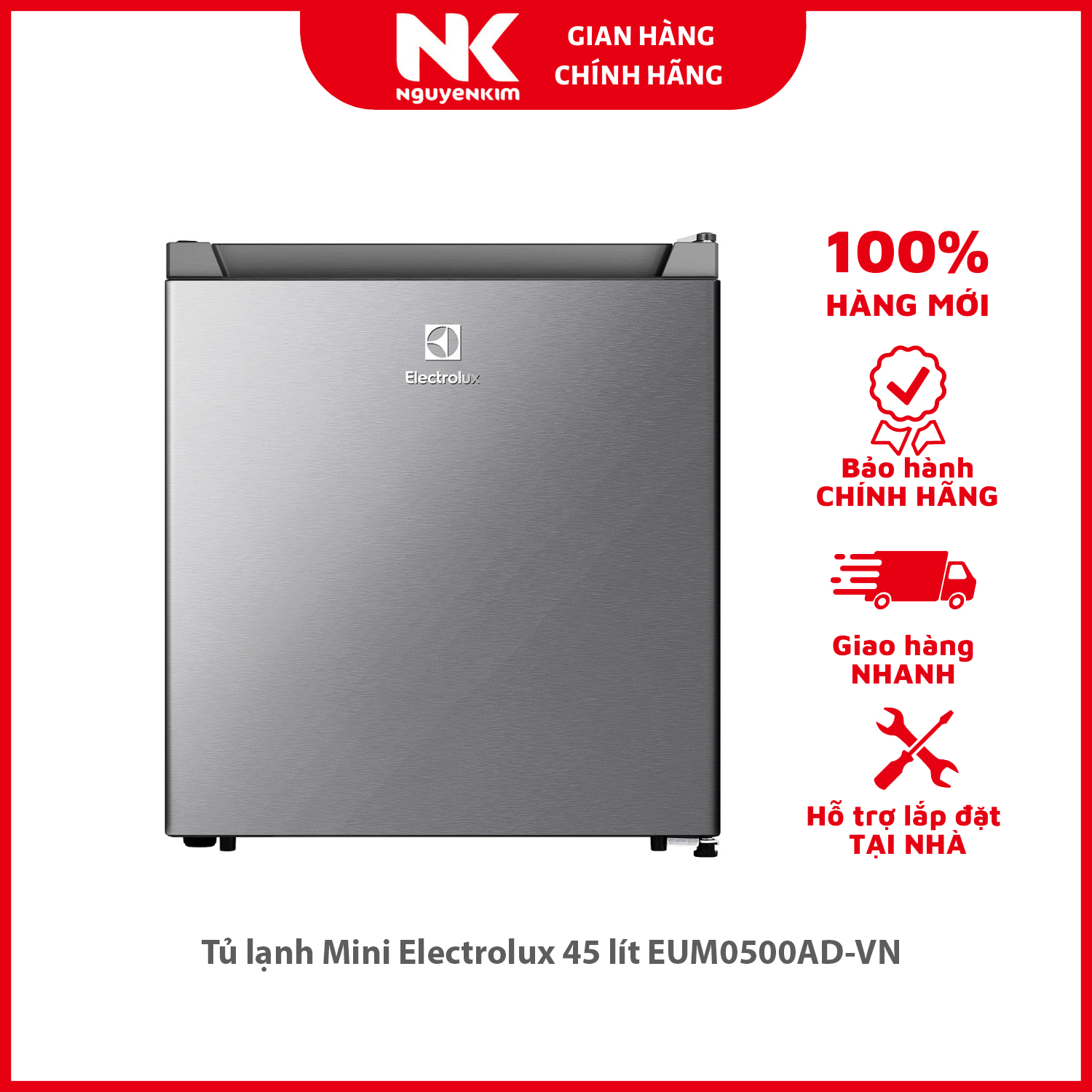 Tủ lạnh Mini Electrolux 45 lít EUM0500AD-VN - Hàng chính hãng [Giao hàng toàn quốc]