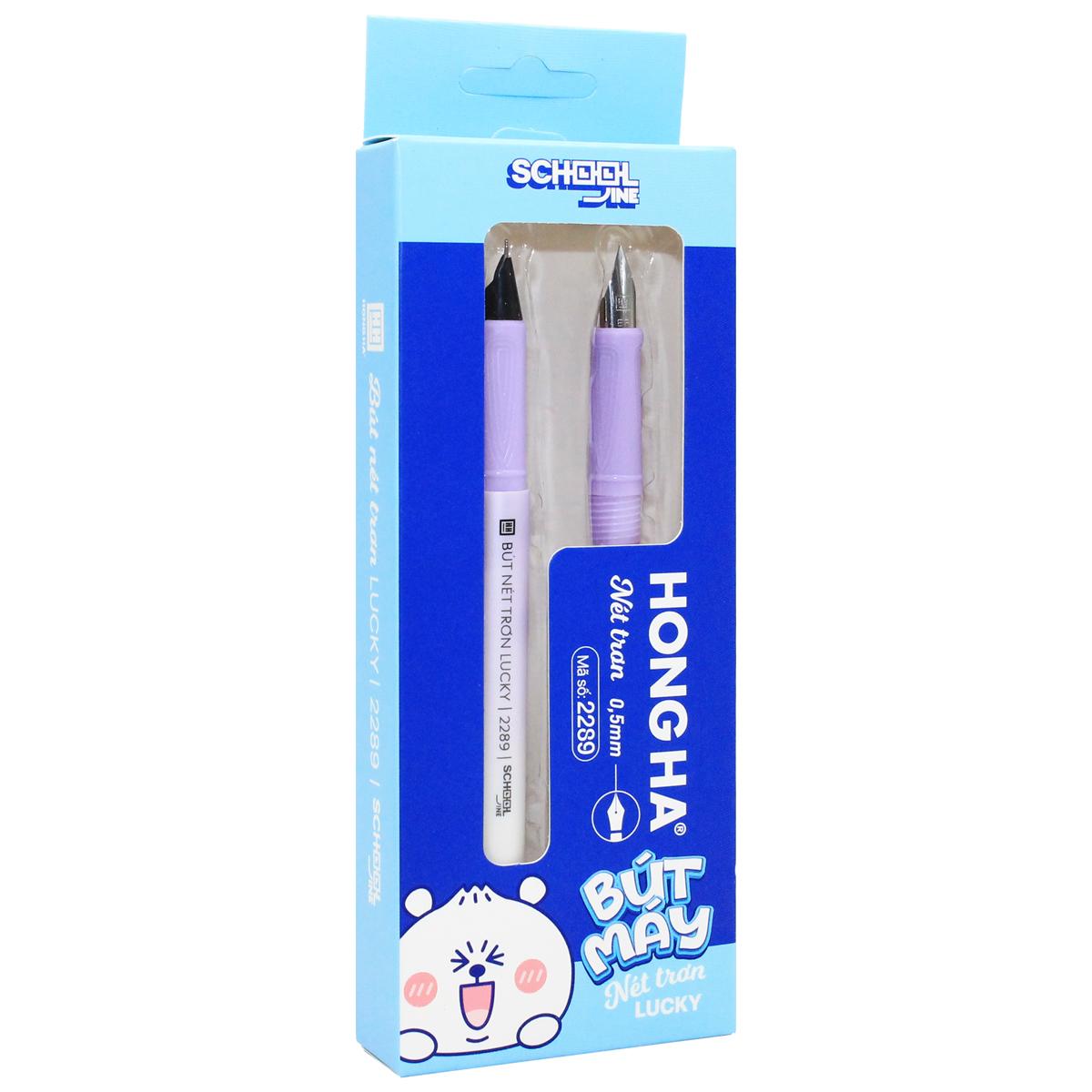 Bút Máy Nét Trơn Lucky 0.5 mm - Hồng Hà 2289