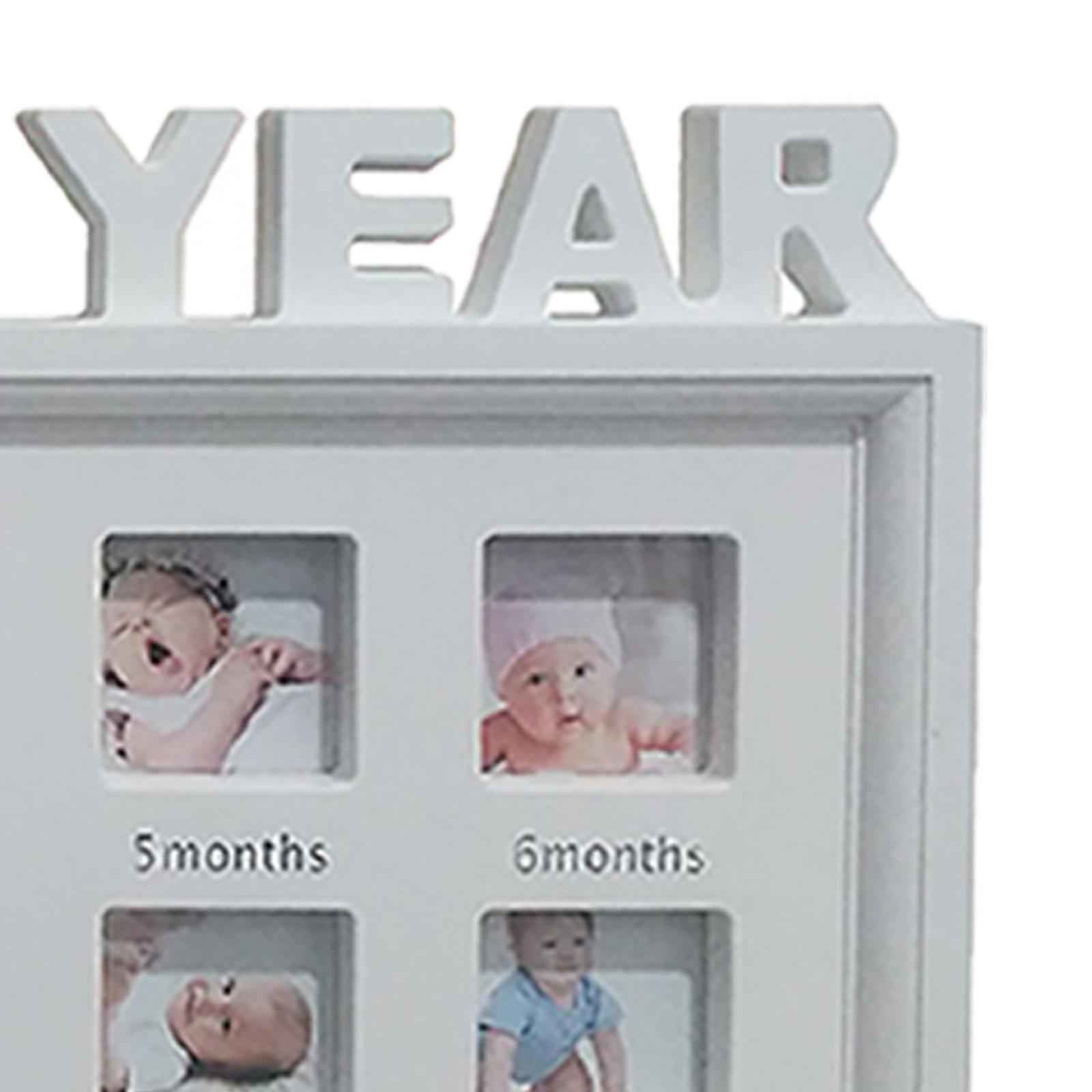 Baby's First Year Picture Photo Frame DIY Keepsake Newborn Baby Shower Gift