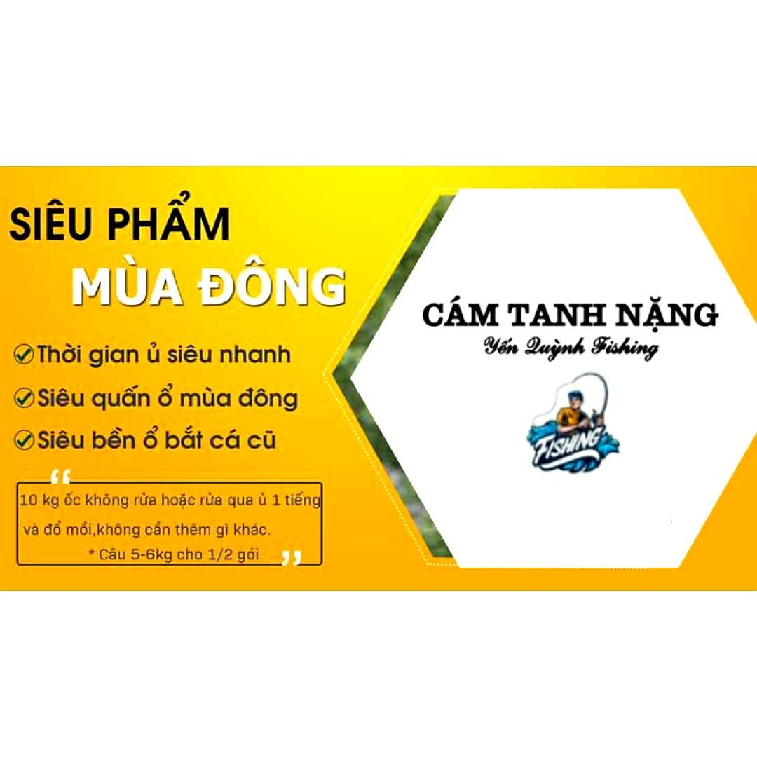 Chất Tanh Nặng làm Mồi câu cá