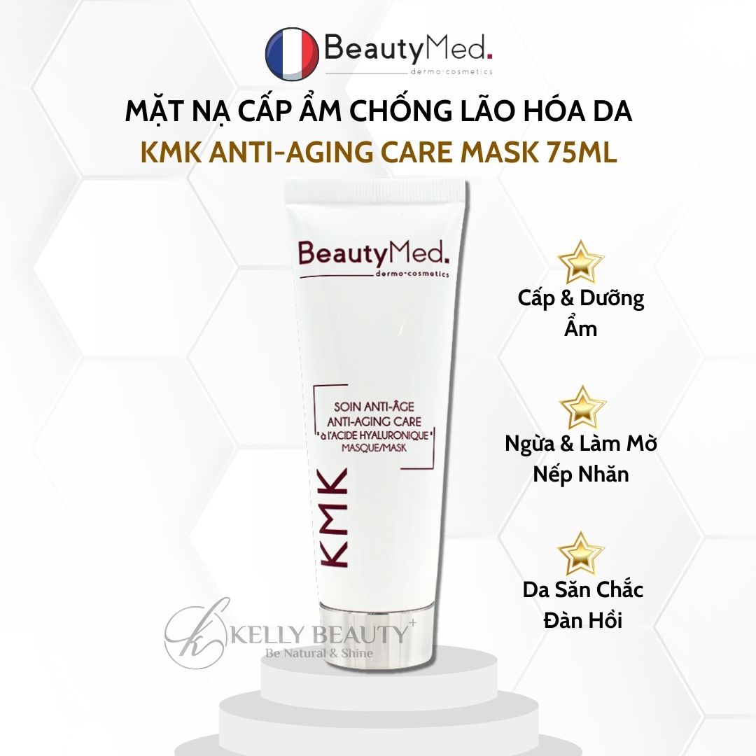 Mặt Nạ Cấp Ẩm Chống Lão Hóa Da BeautyMed KMK Anti-Aging Care Mask | Kelly Beauty