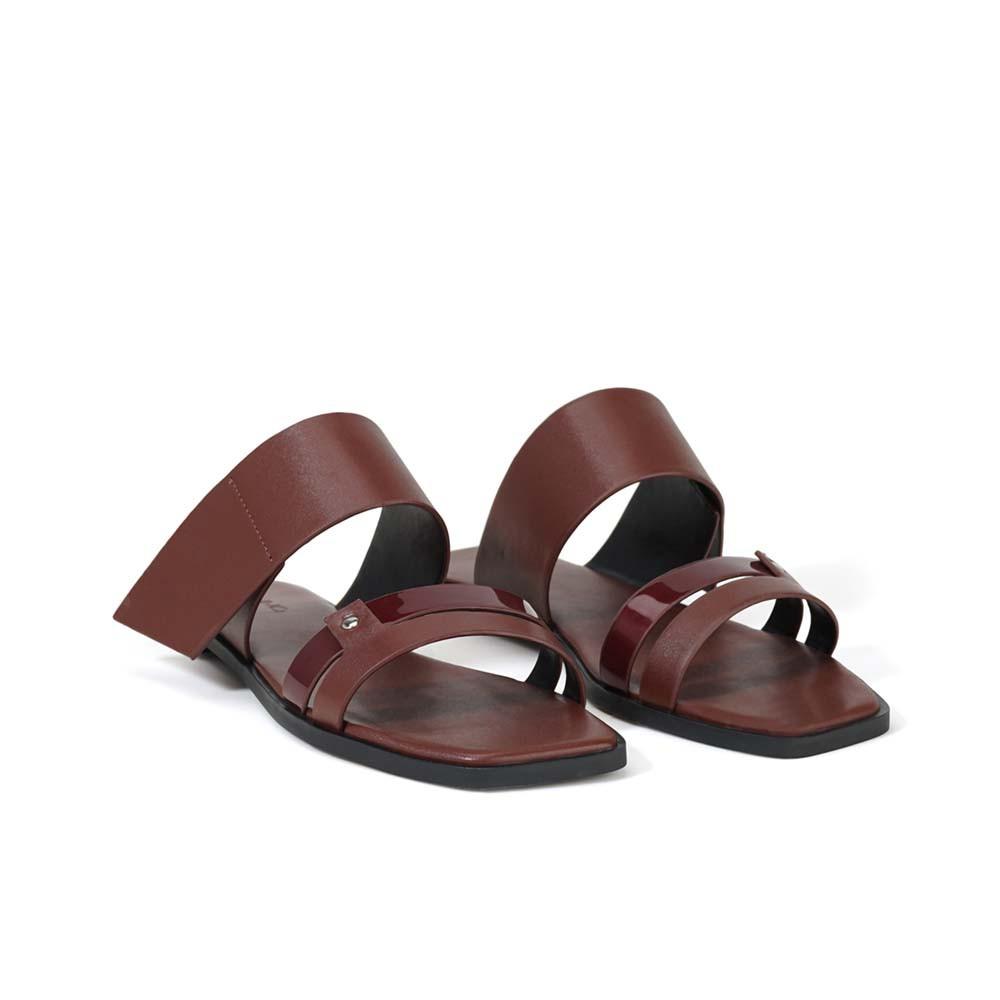 Giày sandal hở gót quai ngang Juno SD01091