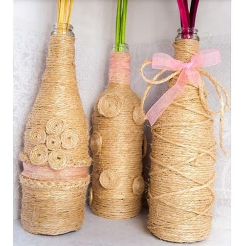 10m size 2mm dây thừng trang trí sợi cói, sợi đay, sơ dừa tự nhiên 100%