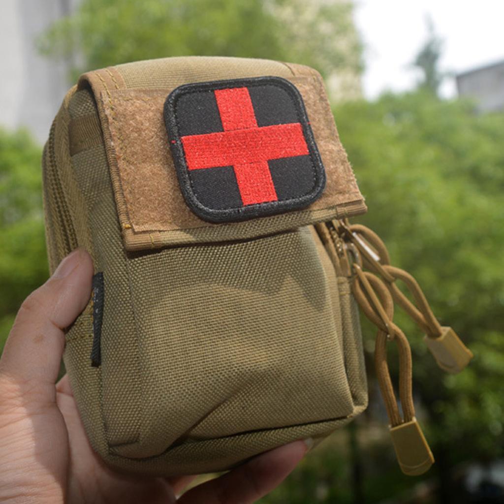 4 Pieces Loop Medic First Aid Red Cross Patch