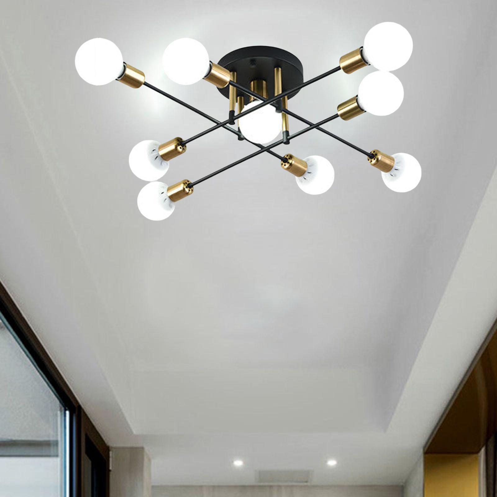Sputnik Chandelier Modern Pendant Lighting Ceiling Light Fixture for Living Room, Kitchen, Bedroom, Dining Room