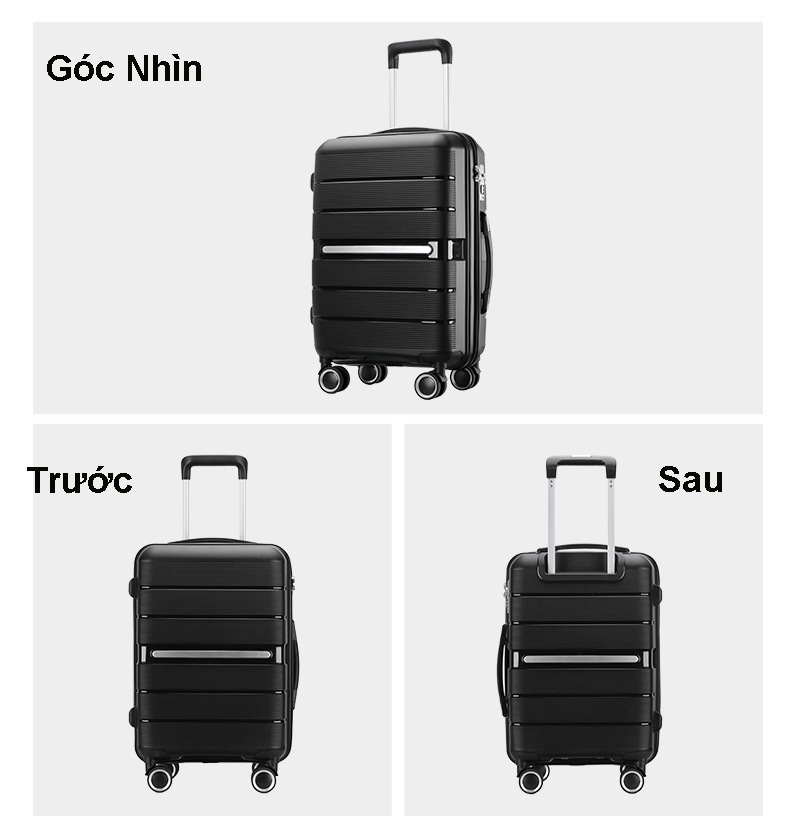 Vali Nhựa Dẻo PP Nicevilla Siêu Bền Size 20inch &amp; 24inch &amp; 28inch