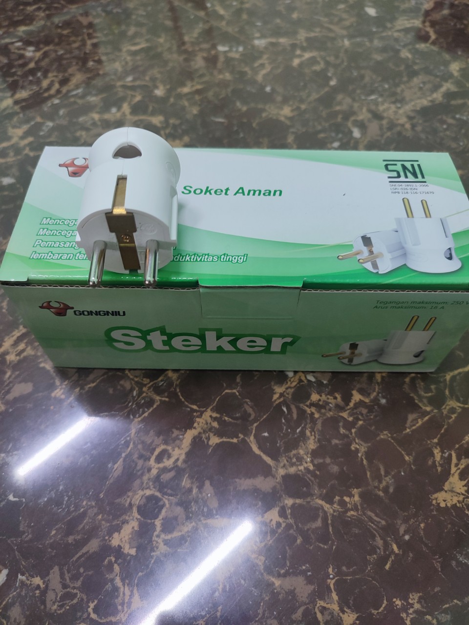 Sỉ Hộp 10 Cái chân cắm tròn Gongniu Mã: 10L5
