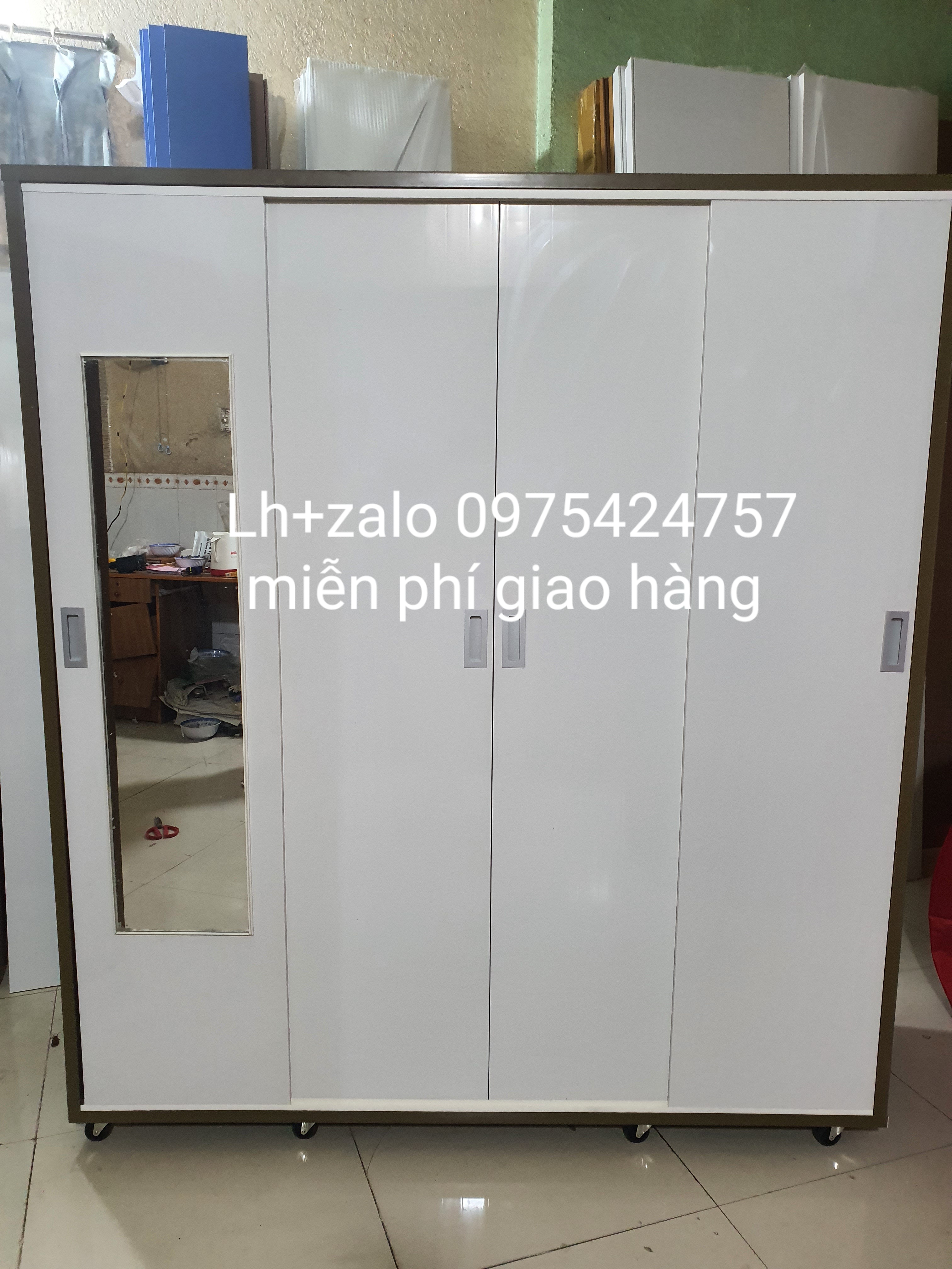 tủ nhựa đài loan 4 cánh lùa