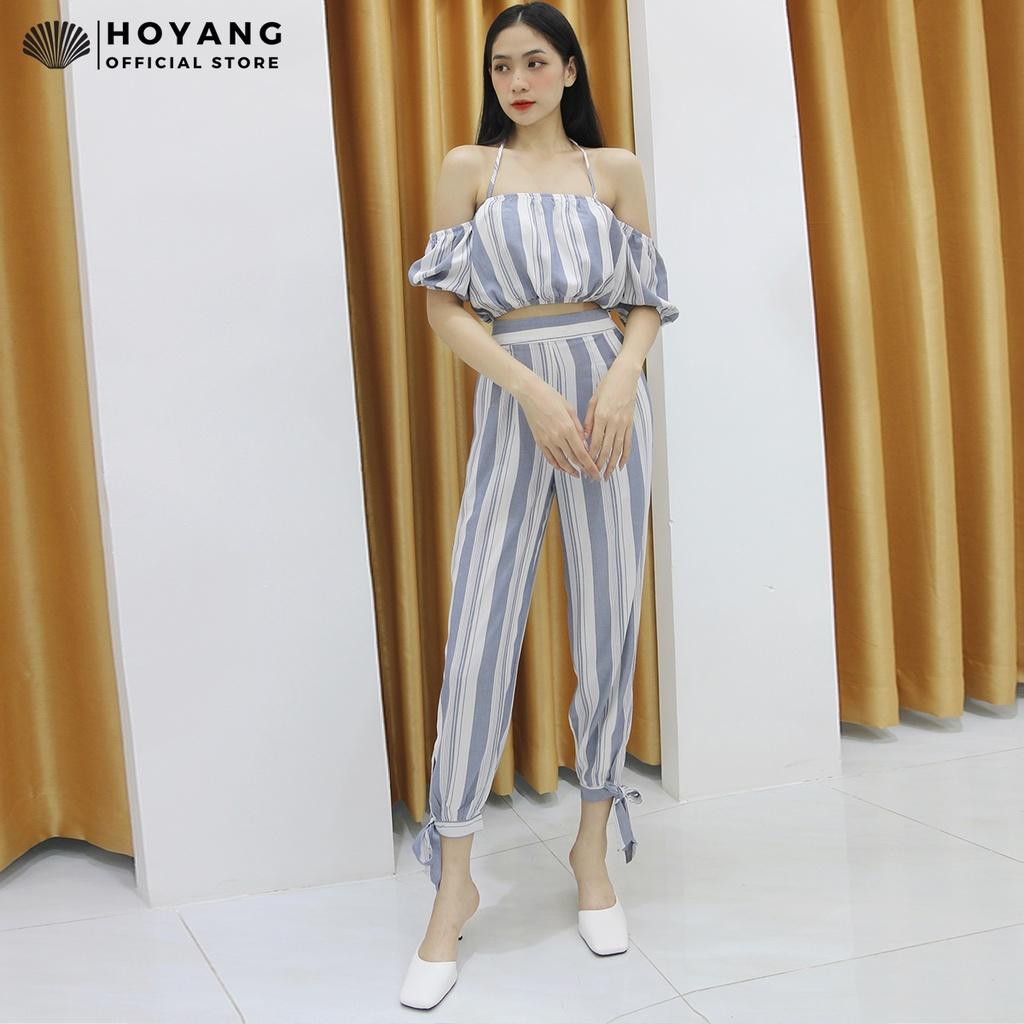 Set Áo Croptop Và Quần Jogger Cực Chất HOYANG ASQ03 QSQ03