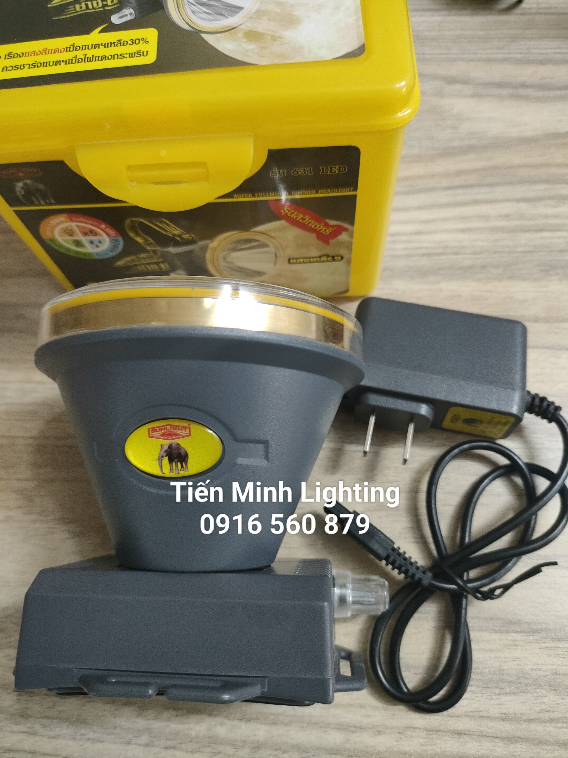 ĐÈN ĐỘI ĐẦU THÁI 631 (ĐỘI CHỈNH), CÔNG SUẤT 1000W, DÙNG LIÊN TỤC 8 - 12 GIỜ