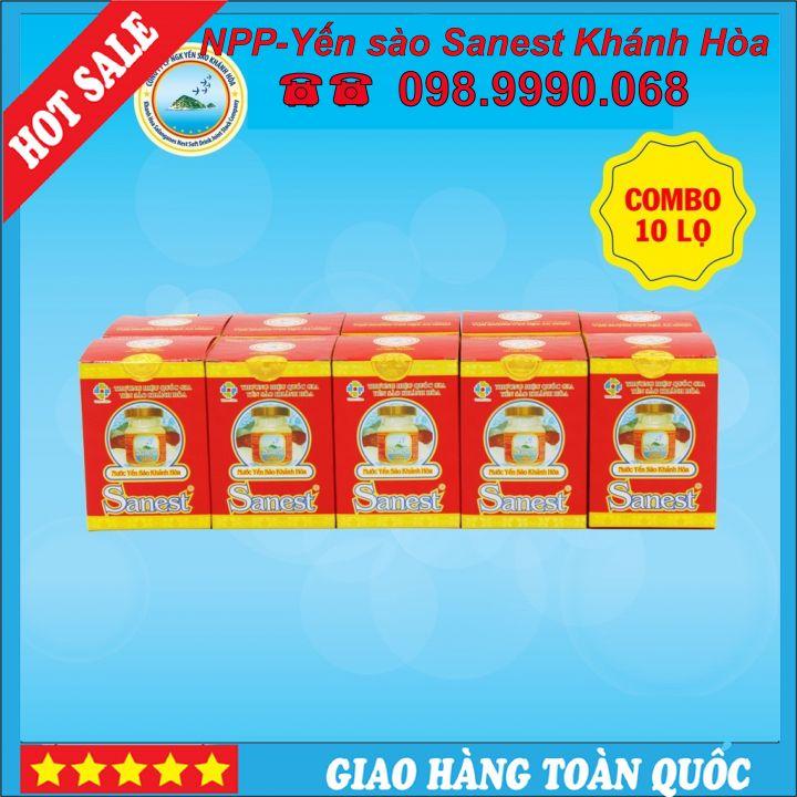 Nước Yến sào Khánh Hòa Sanest đóng lọ 70ml