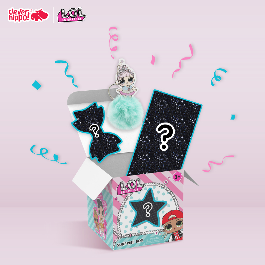 Đồ Chơi CLEVERHIPPO Hộp Móc Khóa Và Phụ Kiện L.O.L Surprise! Hồng BOX01/PINK