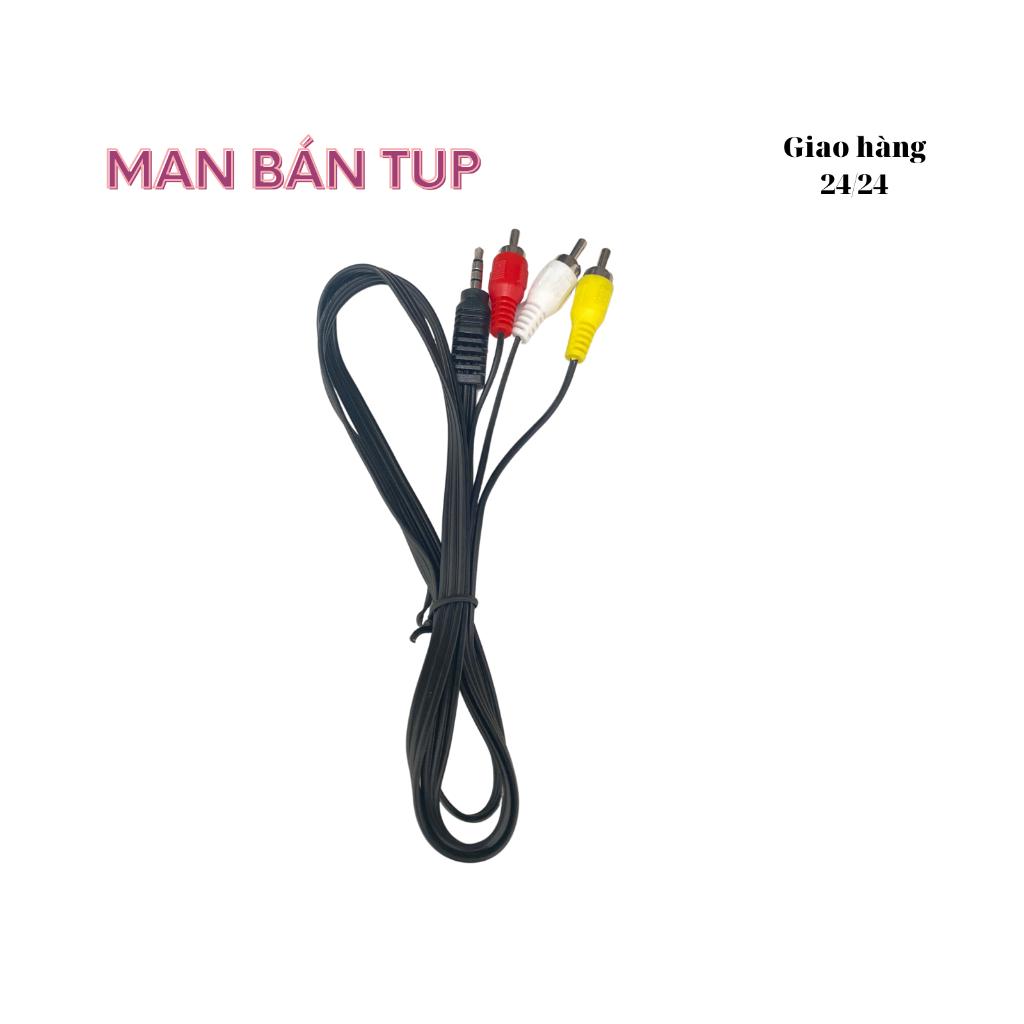 Dây âm thanh 3.5mm ra 2 đầu av loại tốt