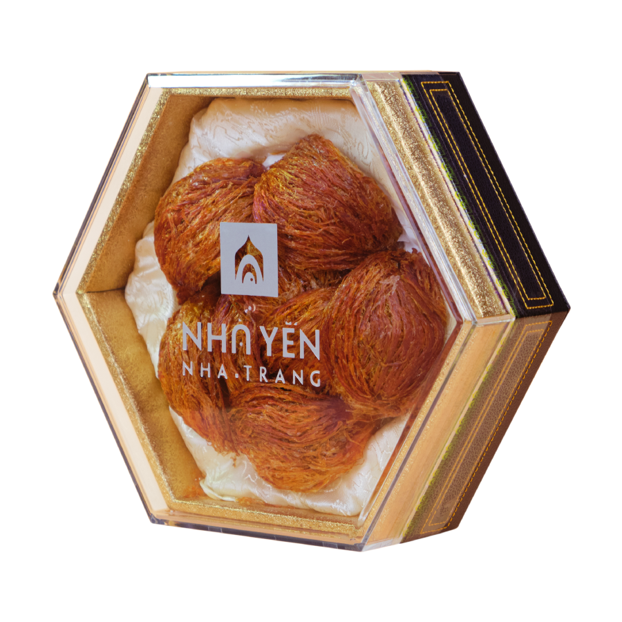 Tổ Yến Huyết Sơ Chế - Hộp 100 Gram - Tổ Yến Sơ Chế - Nhà Yến Nha Trang - Đặc Sản Nha Trang - Yến Sào Chất Lượng