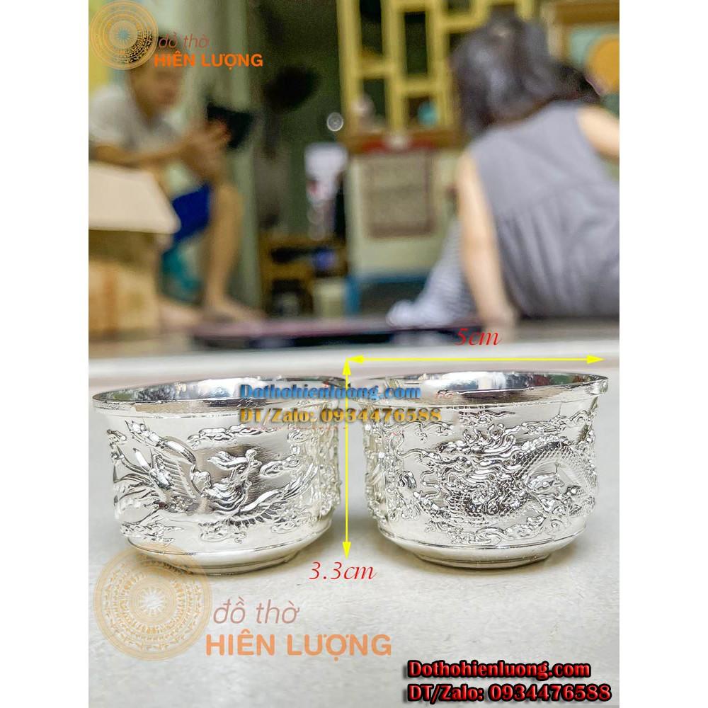 Bộ Ấm Chén Long Phụng Trình Tường Bằng Đồng Cao Cấp - Quà Tặng Sang Trọng