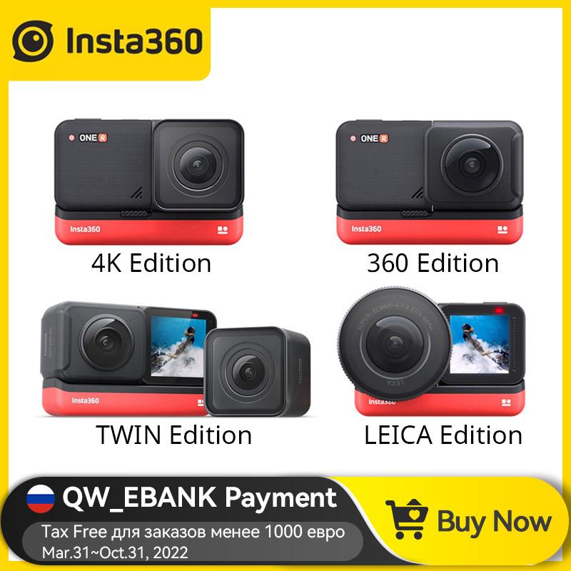 Insta360 ONE R Twin Edition Camera hành động thể thao mới Máy quay video chống nước góc rộng 5.7K 360 4K