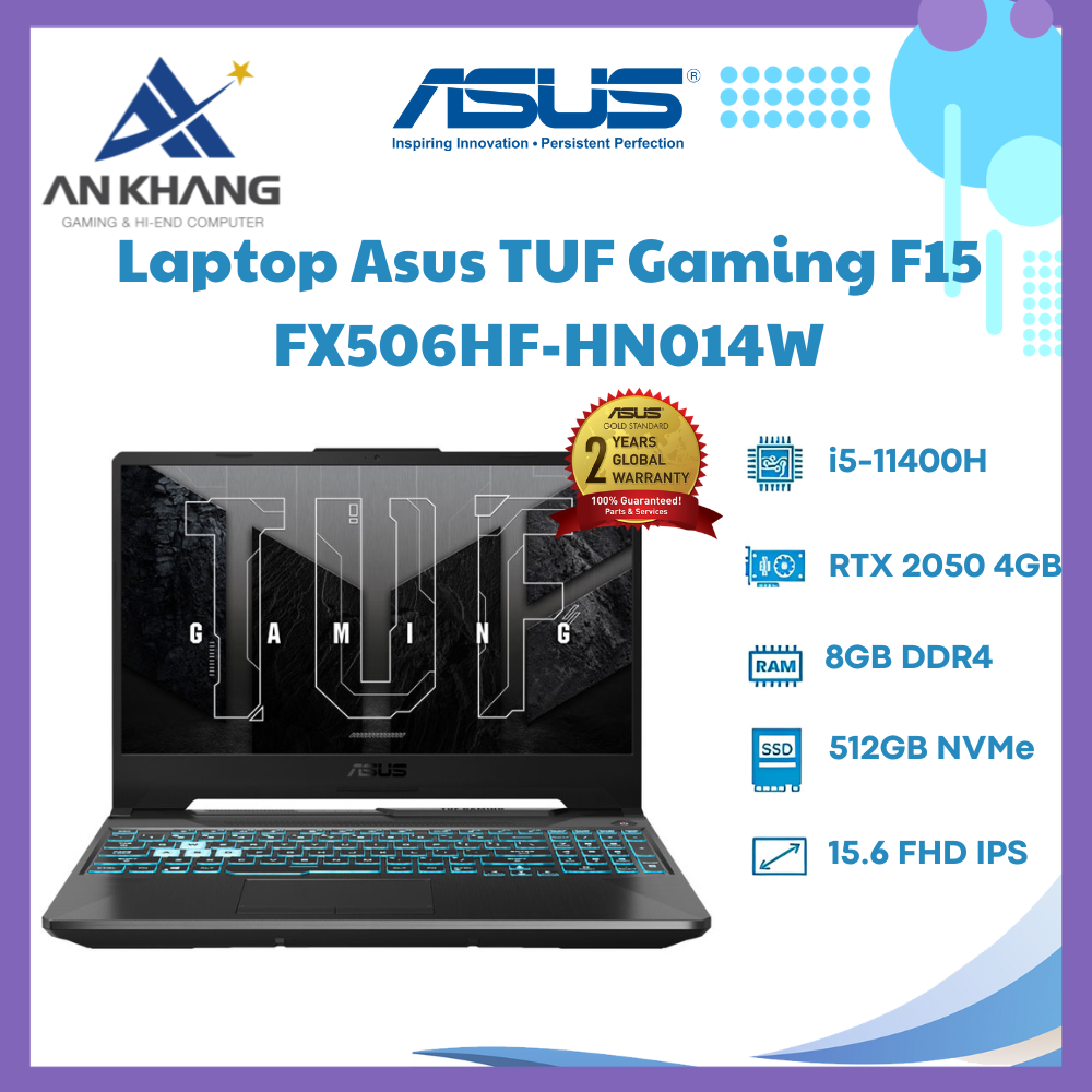 Laptop ASUS TUF Gaming F15 FX506HF HN014W - Hàng Chính Hãng - Bảo Hành 24 Tháng