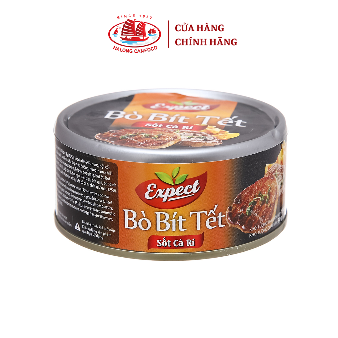 Bò Bít Tết Sốt Cà Ri Expect 150G - Đồ hộp Hạ Long (DATE: 10/2024)