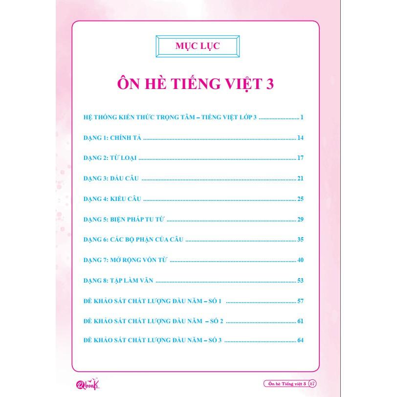 Sách - Ôn Hè Tiếng Việt 3 - Dành cho học sinh lớp 3 lên 4