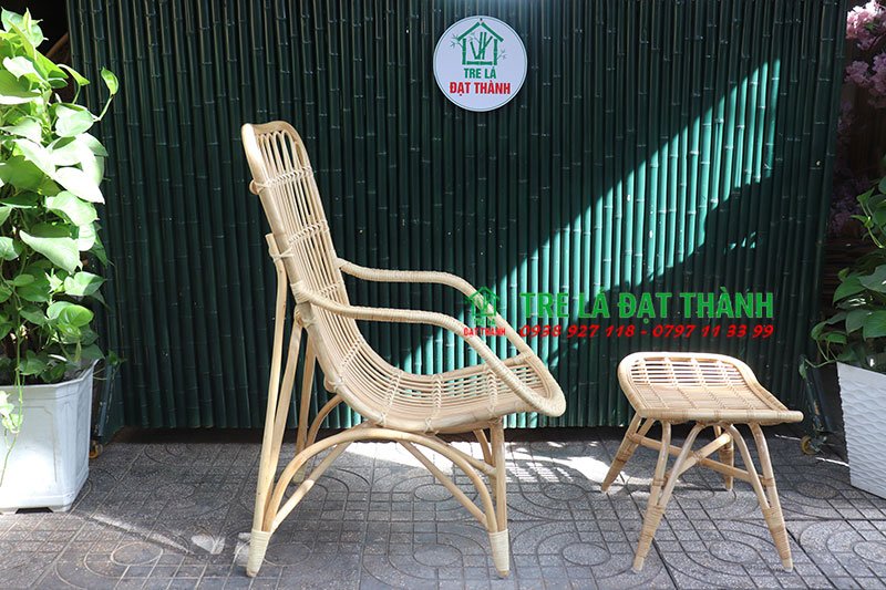 Ghế mây đọc sách, ghế cà phê, ghế mây thư giãn cao cấp
