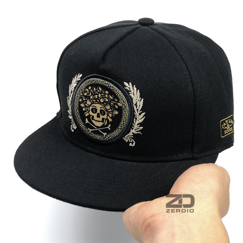 Mũ snapback, Nón hiphop đen nam nữ, phong cách thời trang cá tính - SN56