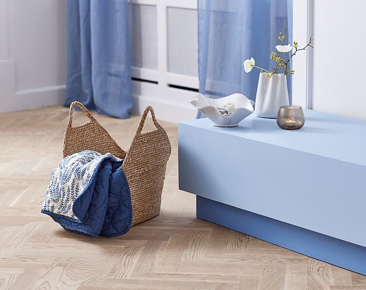 Lọ hoa | JYSK Carlo | gốm | trắng | R13xD8xC17cm
