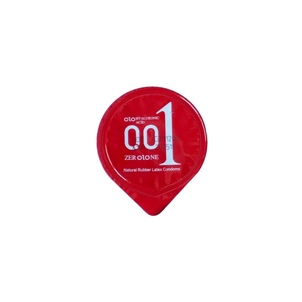 Bao cao su OLO 0.01 Đỏ - Siêu mỏng, nóng ấm