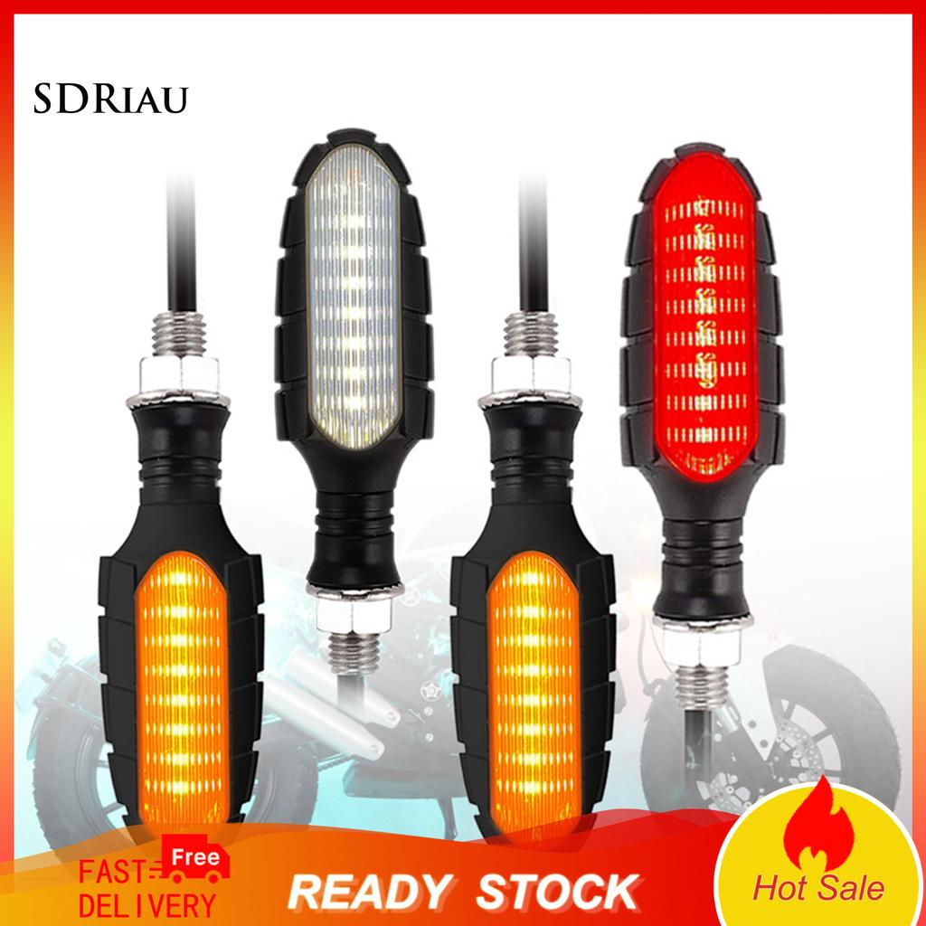 Set 4 Đèn Xi Nhan 16 Bóng Led Chống Thấm Nước Cho Xe Mô Tô