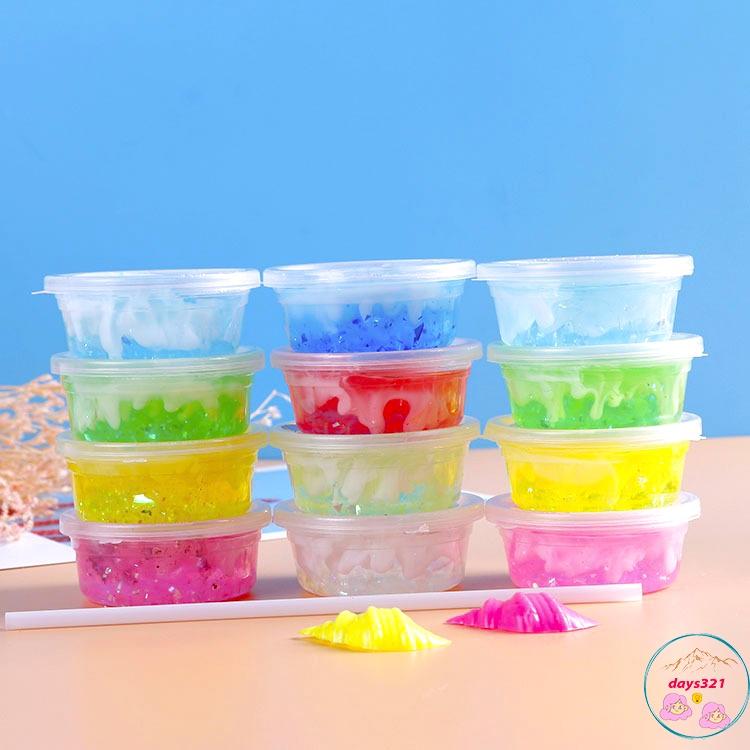 1 hộp Slime nhũ thạch băng hang động kim tuyến nhiều màu chất nhờn ma quái (SLAM TÁCH LẺ)