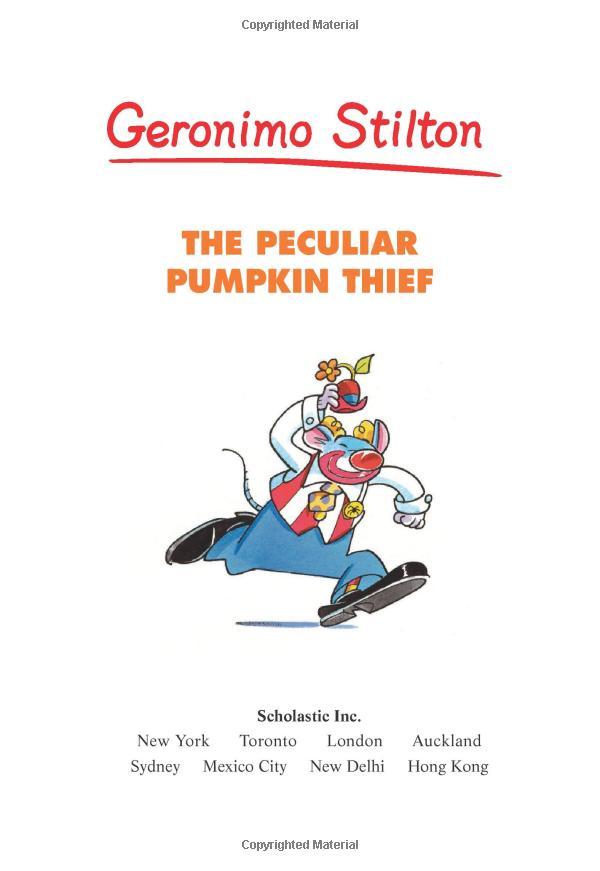 Geronimo Stilton #42: The Peculiar Pumpkin Thief (Jul) - Paperback