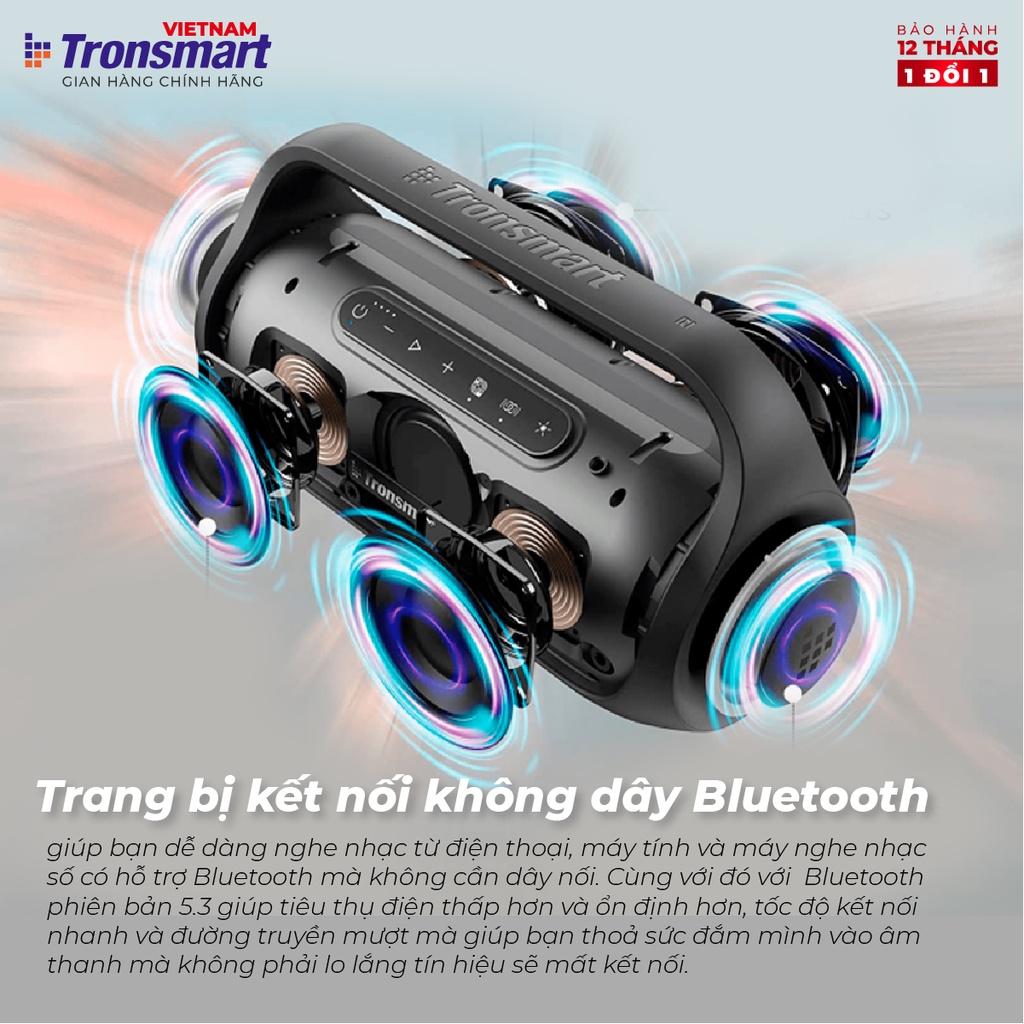 Loa Bluetooth Mini 5.3 ngoài trời chống nước TRONSMART BANG MINI – Đèn Led - Công suất 50W - Chống nước IPX6 - Hàng Chính Hãng - Bảo Hành 12 Tháng