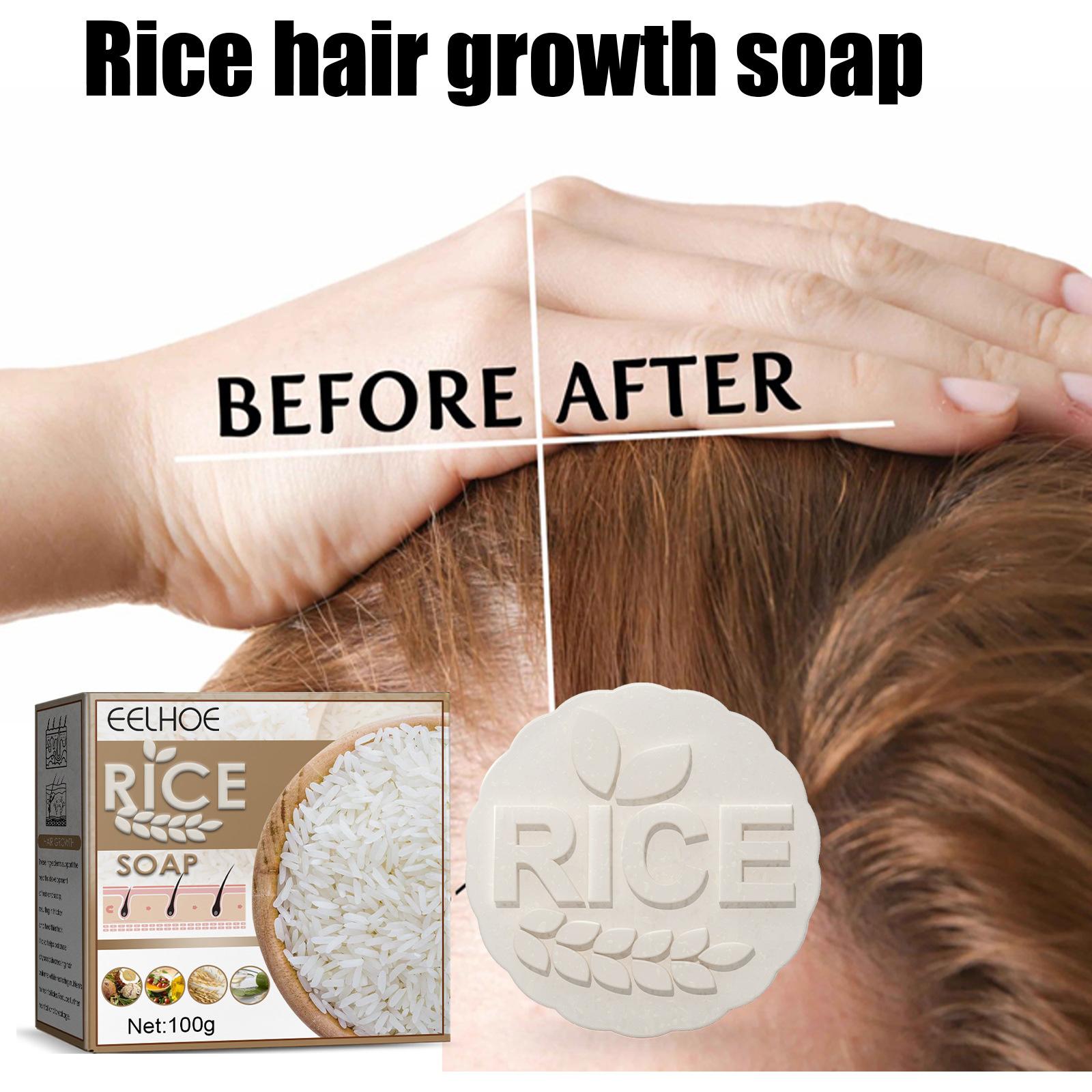 EELHOE 100g Anti-hair Loss Shampoo Bar Increasing Hair Volume Nourish Hair Root Hair Growth
