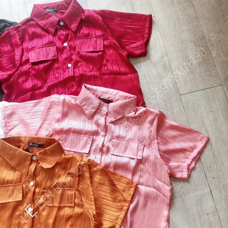 #BIGSIZE SƠ MI SỌC TAY NGẮN