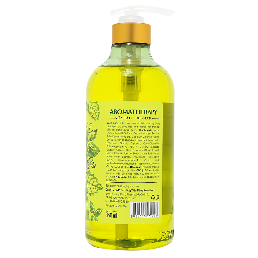 Sữa Tắm Purité De Prôvence Aroma (850ml)