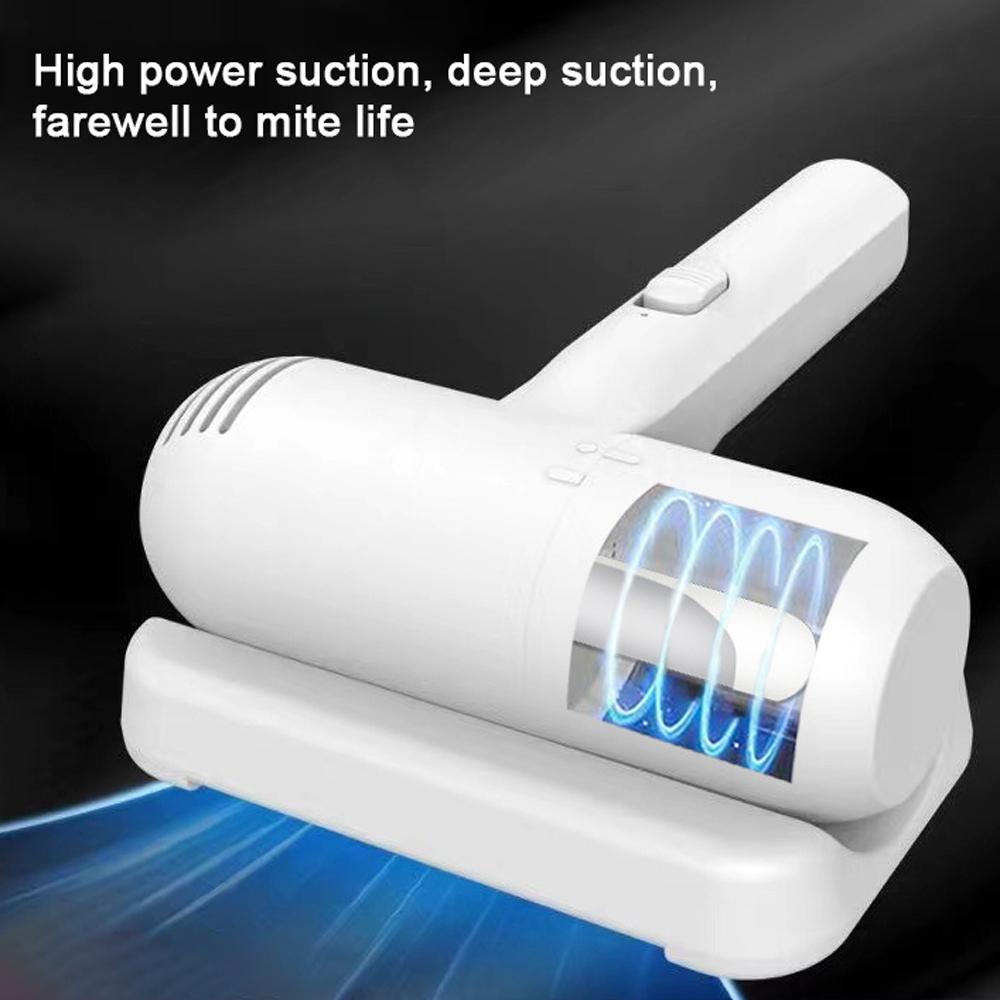 Compact Mattress Vacuum Cleaner UV Cleaner Built-in Battery 10KPa Powerful Suction for Cleaning Bed Pillows Clothes Sofa