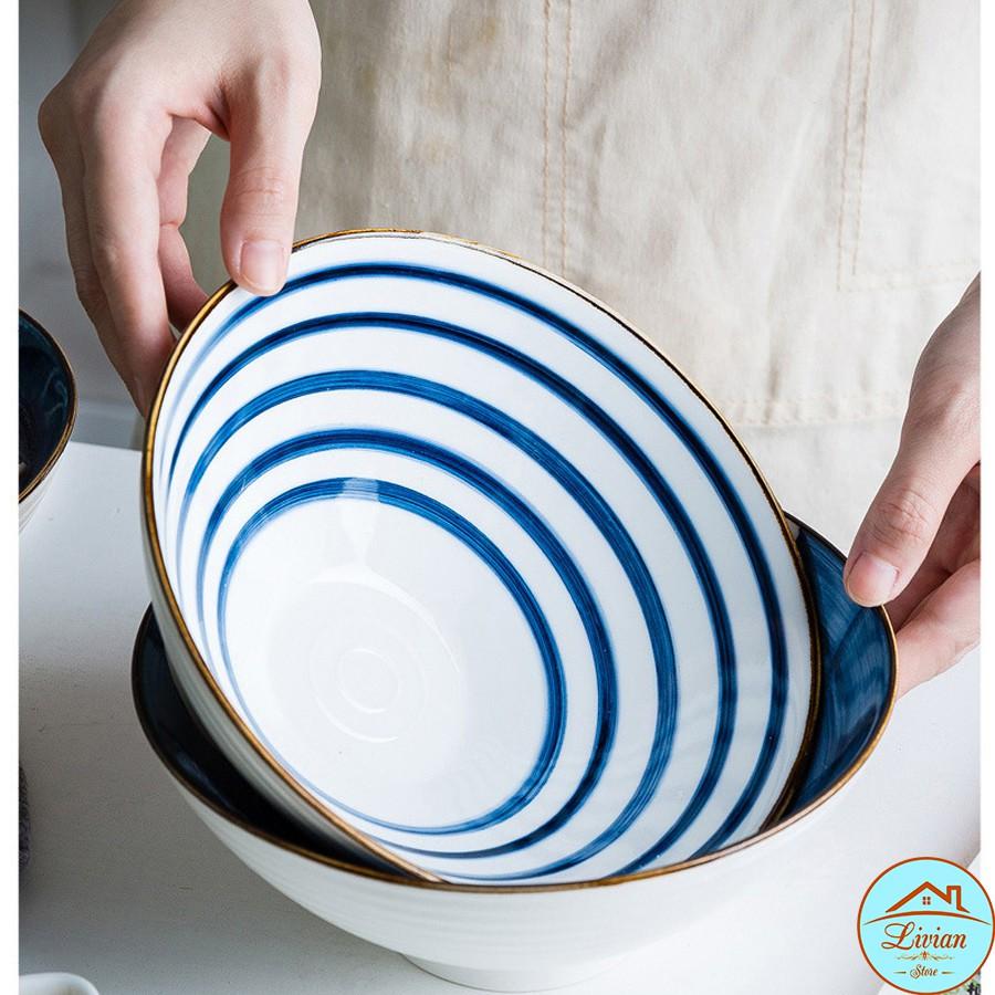 Bát tô, tô sứ ăn mì nhiều họa tiết dung tích 900ml phong cách Nhật Bản - HÀNG CÓ SẴN