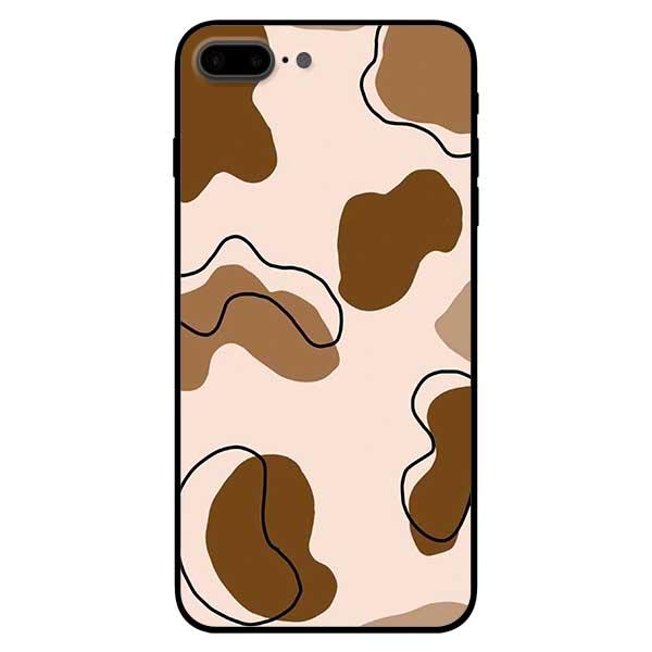 Ốp lưng dành cho iPhone 6 / 6s / 7 / 8 / 7 Plus / 8 Plus / SE 2020 - Bò Sữa Nâu