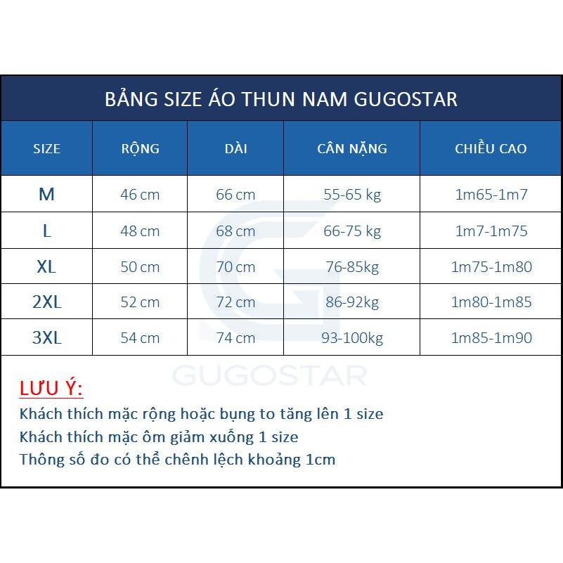 Áo Thun Nam MH GUGOSTAR G506A, Thể Thao, Thun Lạnh Poly, Co Giãn 4 Chiều