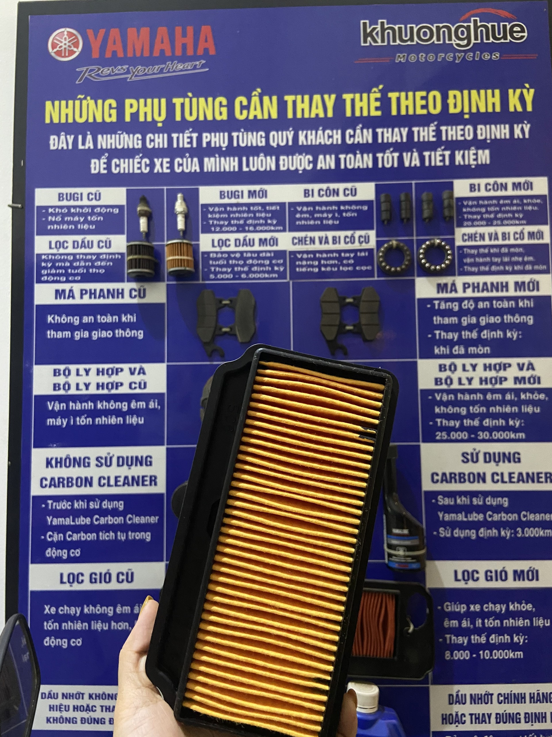 Lọc gió Sirius, Jupiter chính hãng Yamaha