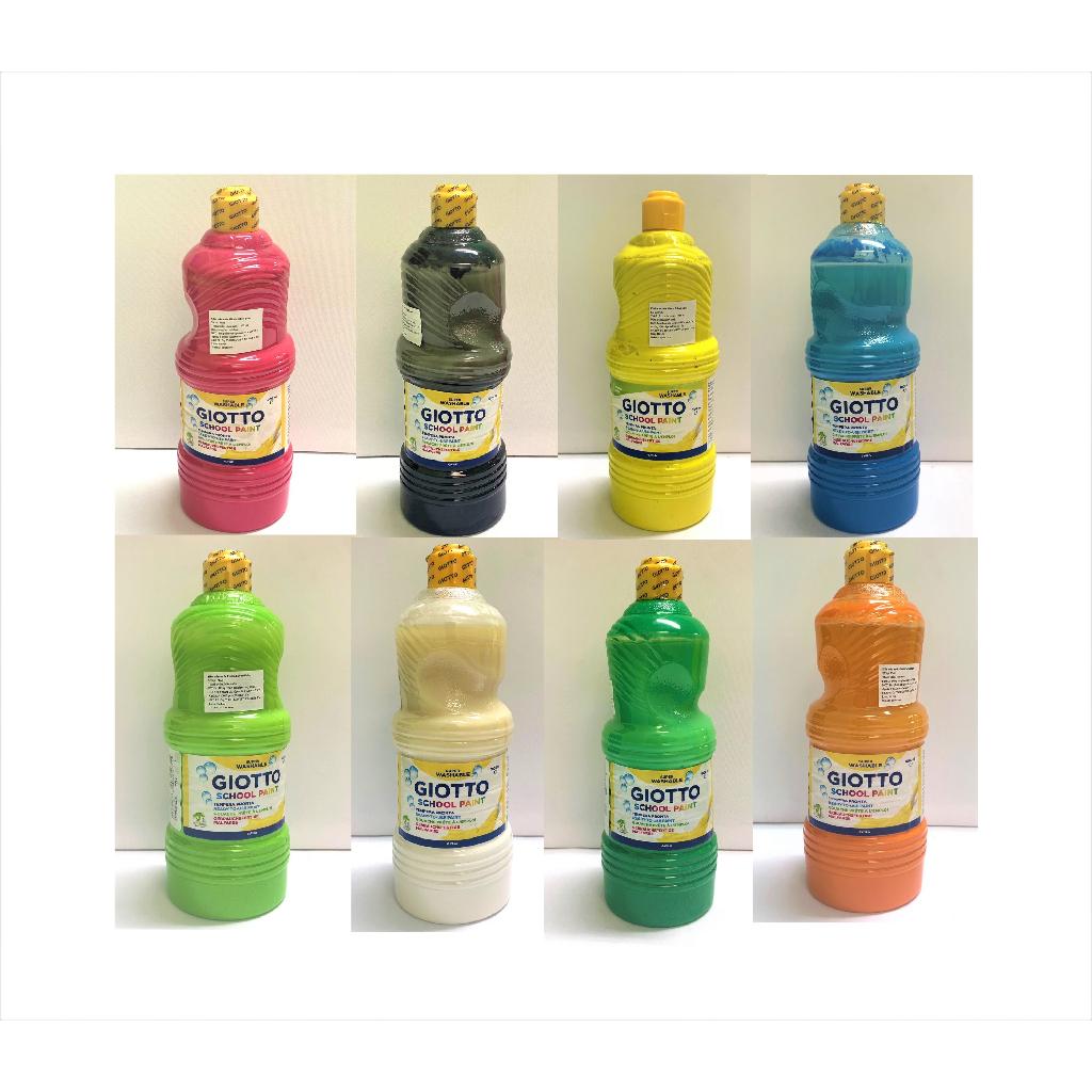 Chai màu nước nhập khẩu Italy GIOTTO School Paint loại 1000ml các màu